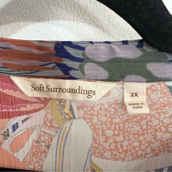 Soft Surroundings Tory Sheer Embroidered Tunic - Picture 8 of 13